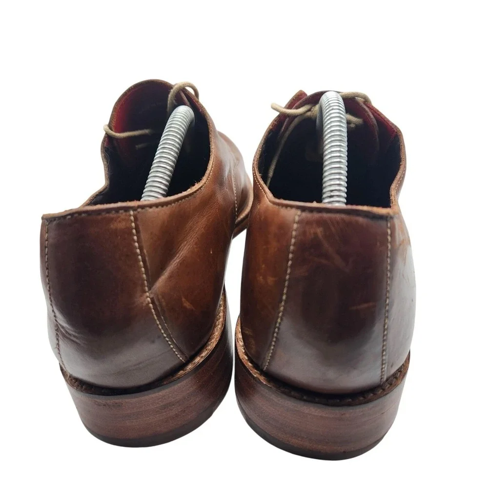 Cole Rood & Haan Co. Shoes Mens Size 11 Brown Leather Derby Lace Up Dress C08777
